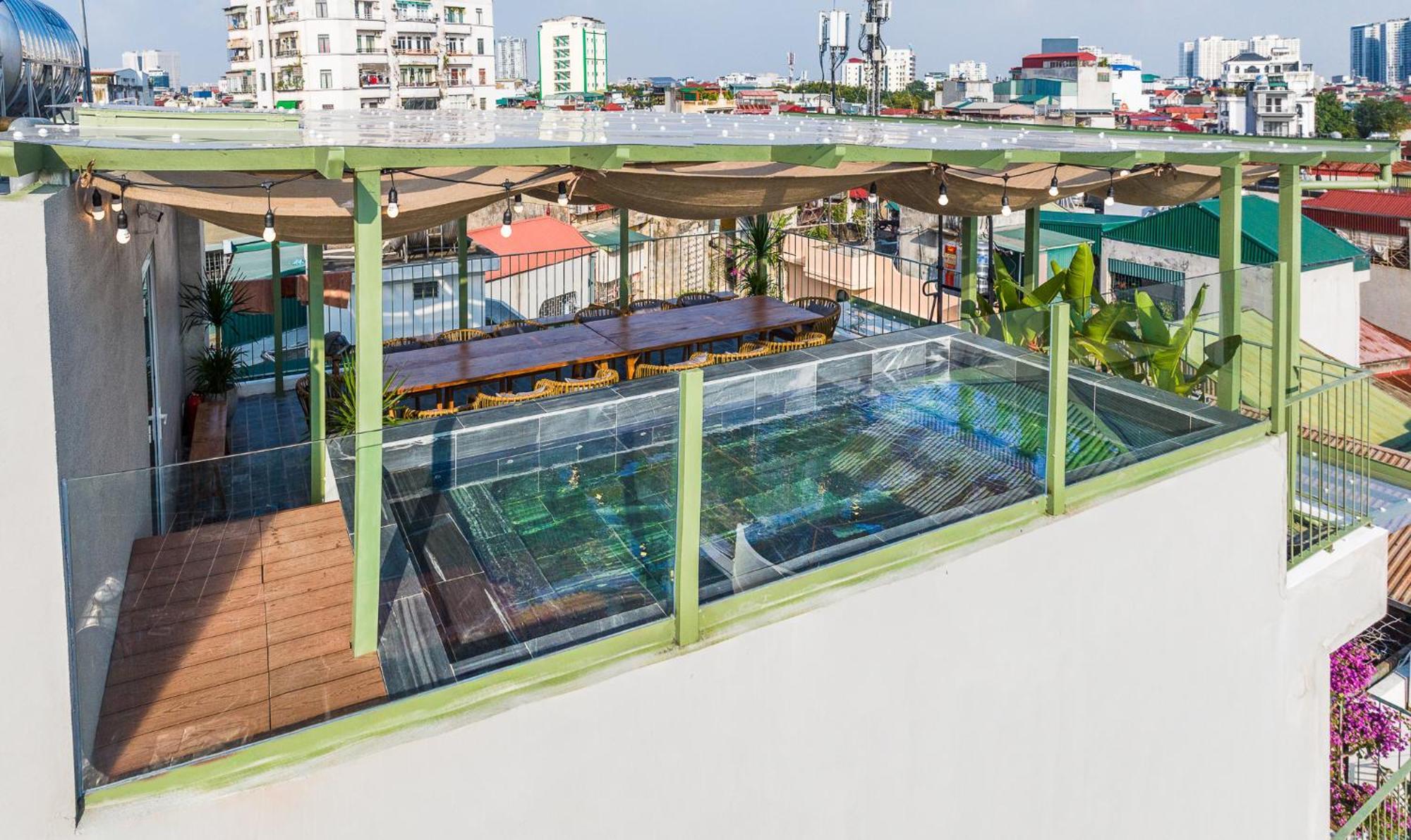 Diptyque Housing-Green Jacuzzi-Laundry-Hanoi City Tour Apartment *