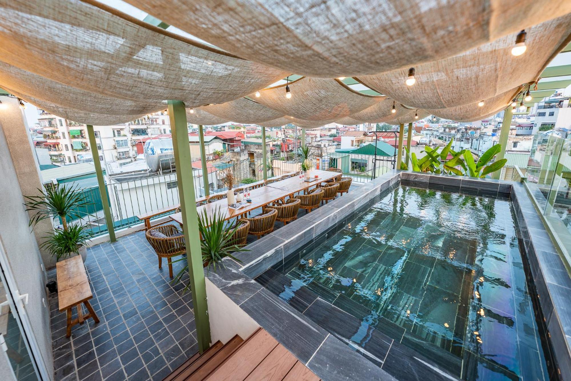 Apartment Diptyque Housing-Green Jacuzzi-Laundry-Hanoi City Tour *