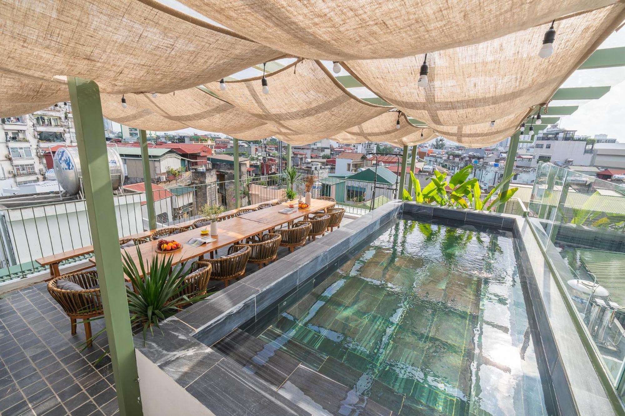 Apartment Diptyque Housing-Green Jacuzzi-Laundry-Hanoi City Tour